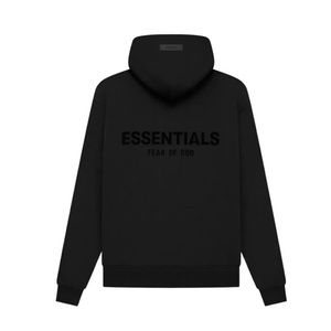 Black Essentials SS22 Hoodie